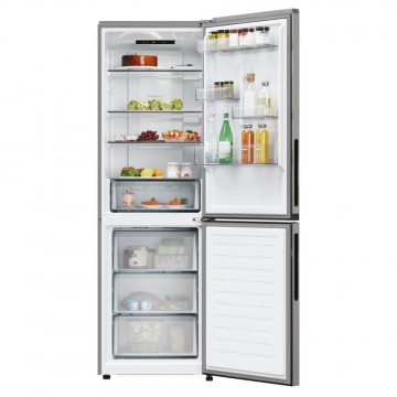Candy Ψυγειοκαταψύκτης 355lt NoFrost Υ185xΠ59.5xΒ66.7εκ. Inox CNCQ2T618EX